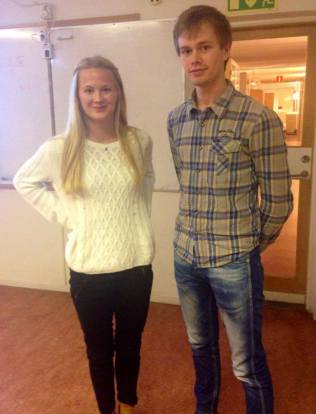 Two of the new SCRAP team members: Linnea and Mikael